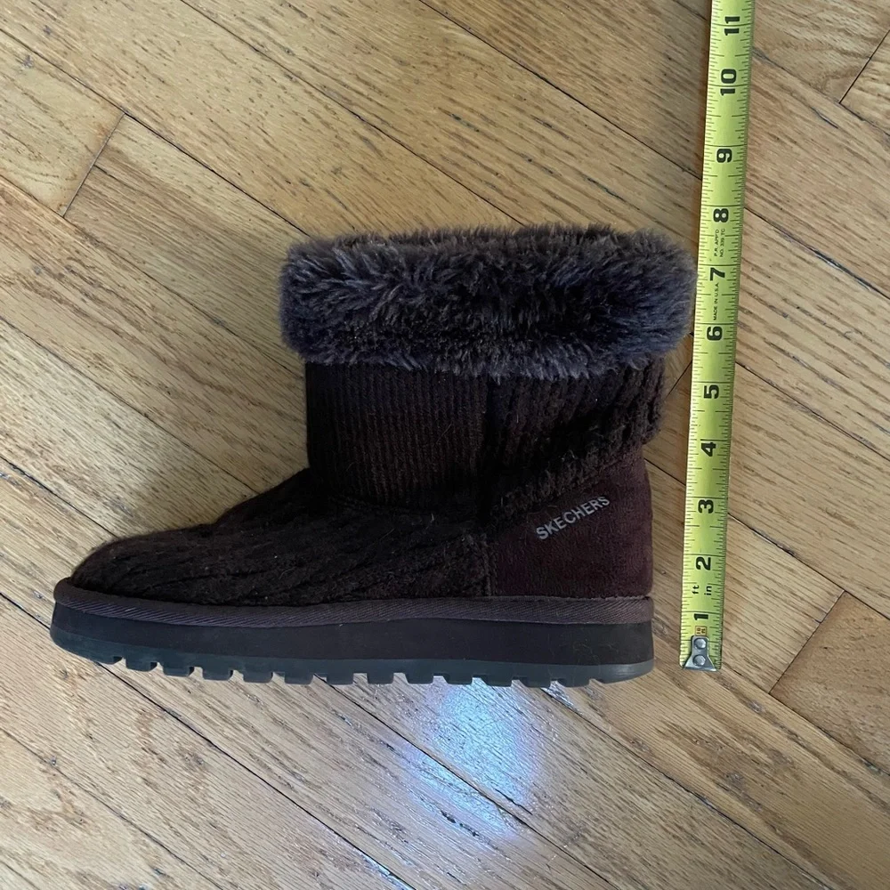 Women's Skechers Sweater Booties Shoes